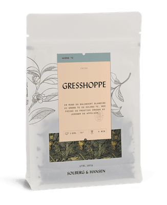 Gresshoppe, grønn te