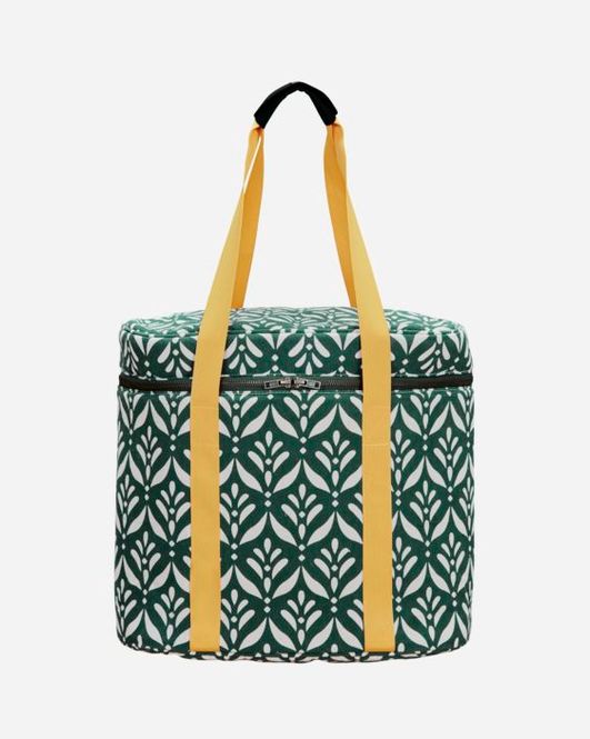 Hovedbilde Kjølebag, mørk grønn, off white