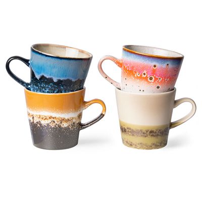 Kopp Cappuccino, 70s ceramics Fire
