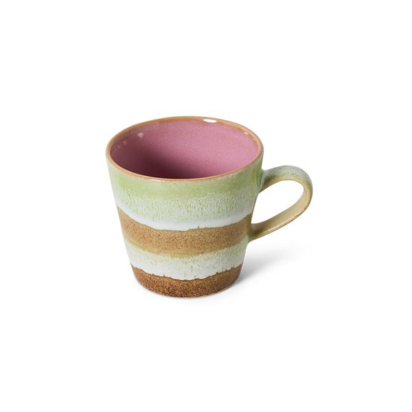 Kopp americano, 70s ceramics, umber